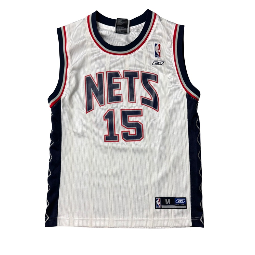 Reebok Vince Carter New Jersey Nets NBA Basketball Jersey Kids M 10-12